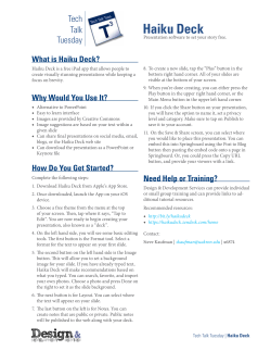 Download the handout for this session.