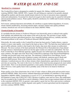 Crooked River Water Quality