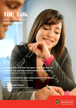 Peer Feedback