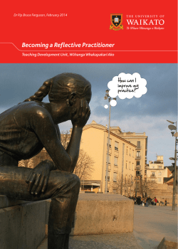 Becoming a Reflective Practitioner