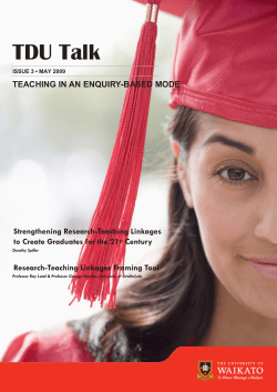 (quoted in May 2009 TDU Talk: Celebrating Teaching)
