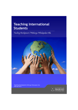 Teaching International Students