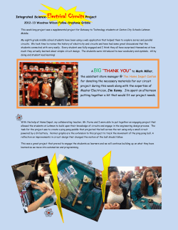 Electrical Circuits Project