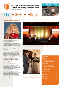 RIPPLE Effect 2014 Issue 1