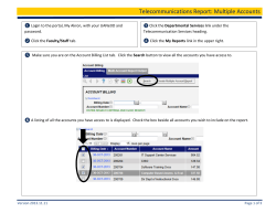 Multi-account report