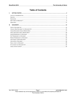 SharePoint 2010 Manual