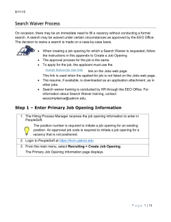 Search Waiver
