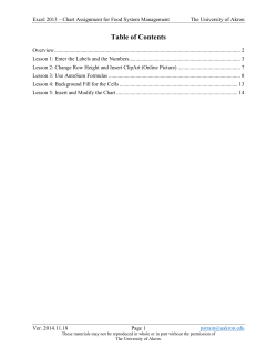Chart Exercise Instructions