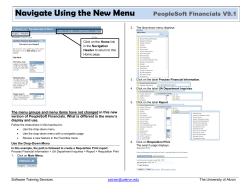 Peoplesoft 9.1 Add Favorites tutorial