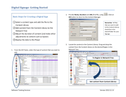 Getting Started Job Aid