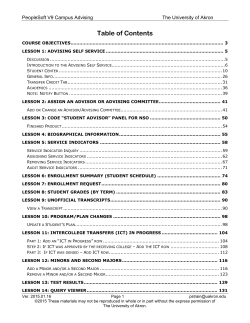 Advising Training Manual