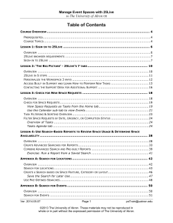 Manage Event Space with 25Live