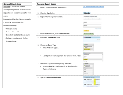 25Live Requestor Job Aid