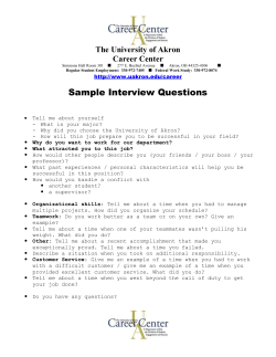 List of Sample Questions