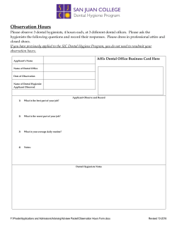 Observation Hours Form