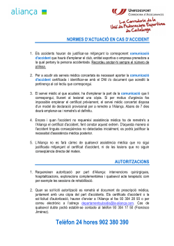Normes d'actuaci