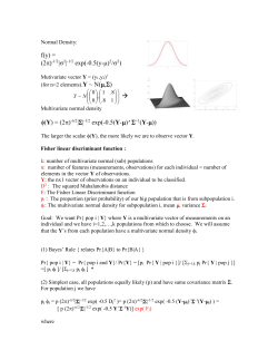 Review, Unrestricted notes: Discriminant idea & details (review quickly)