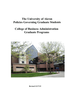 CBA Graduate Policy Guide