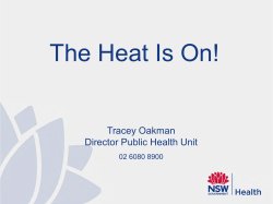 The effect of climate change on health and health services,