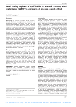 Article in Lancet.