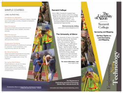 Download the Land Surveying and Mapping brochure