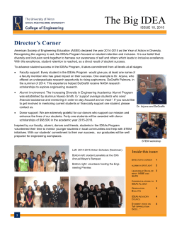 The Big Idea Newsletter August 2015