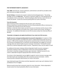 Post-Retirement Benefits