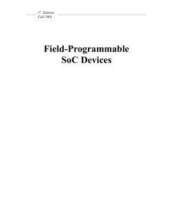 Field-Programmable SoC Devices