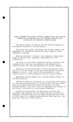 Text of the New START Treaty