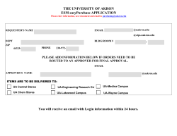 ESM easyPurchase User Application