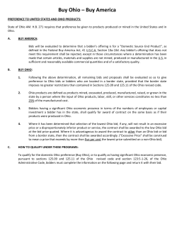 RFP Required Forms for Vendors