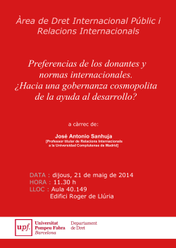 Cartel del seminario