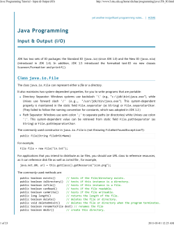 Java Input Output Stream (by Chua Hock Chuan).pdf