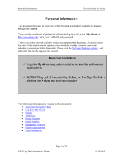 Personal INfo