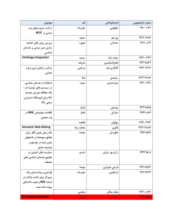 Selected Topics
