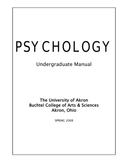 Psychology Undergraduate Manual (pdf)