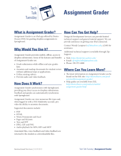 Download the Tech Talk Tuesday handout to learn more about Assignment Grader