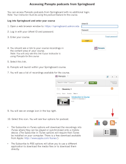 Accessing Podcasts Through Springboard (student guide)