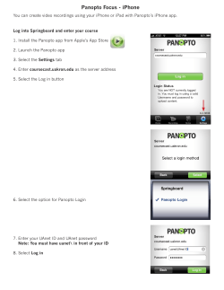 Recording with an iPhone