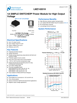 LMZ14201H datasheet