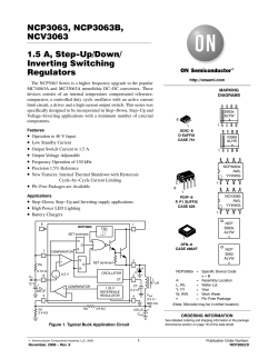 NCP3063 datasheet