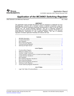 MC34063 slva252b, Application Switching Regulator.pdf