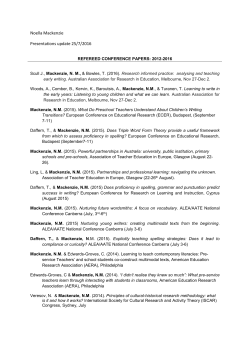 Full presentation list available here.