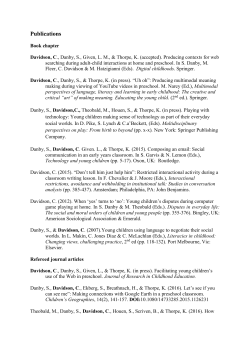 Full publication list [pdf]