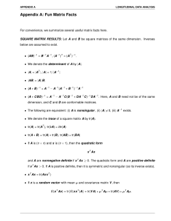 Appendix A