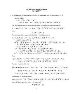 Homework 4 Solutions