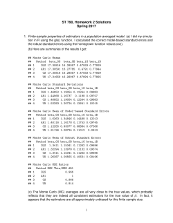 Homework 2 Solutions