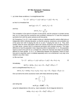 Homework 1 Solutions
