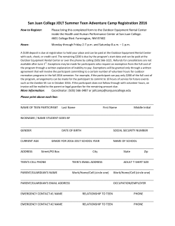 JOLT Registration Form