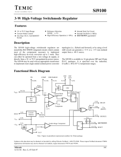 si9100,high voltage switch mode regulator.pdf